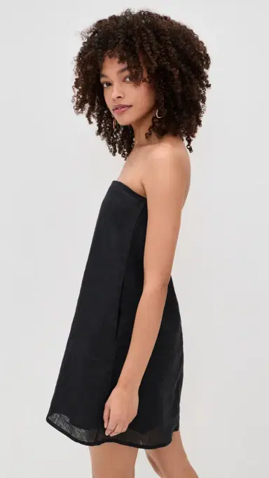 MIKOH Arden Linen Mini Dress Night | Thumbnail 4 MIKOH Arden Linen Mini Dress Night | Thumbnail 4