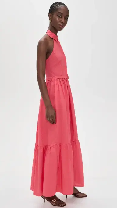 The Lulo Project The Horizon Dress Salmon S | Thumbnail 4