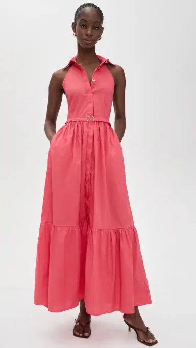 The Lulo Project The Horizon Dress Salmon S | Thumbnail 5