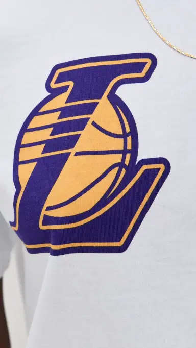 DANNIJOPRO Lakers Team Tee White | Thumbnail 6