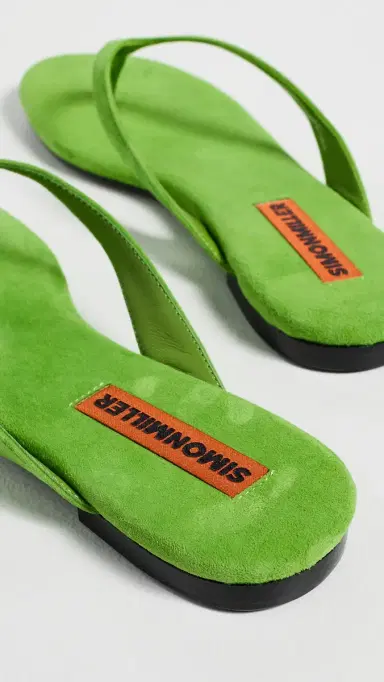 SIMONMILLER Riviera Thong Sandals Matcha | Thumbnail 4