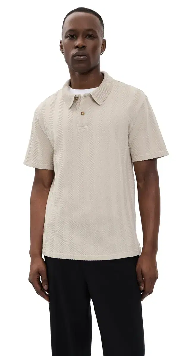 hort leeve Chevron Polo Tidal Foam