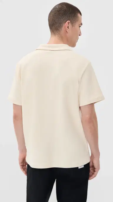 Rhythm Vintage Terry Polo Natural S | Thumbnail 3