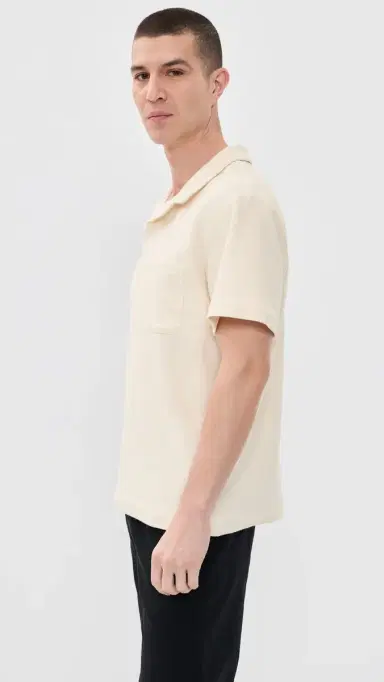 Rhythm Vintage Terry Polo Natural S | Thumbnail 4