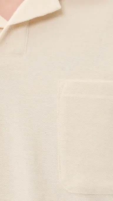 Rhythm Vintage Terry Polo Natural S | Thumbnail 6