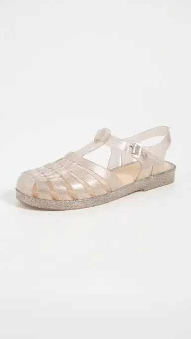 Melissa Possession Shiny Jelly Sandals Beige Silver Glitter 8 | Thumbnail 2 Melissa Possession Shiny Jelly Sandals Beige Silver Glitter 8 | Thumbnail 2