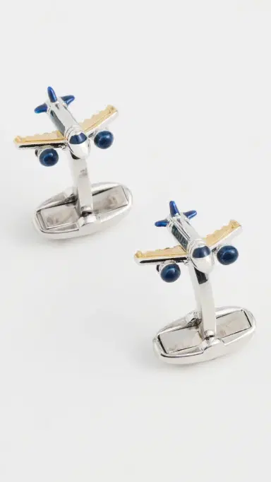 Paul Smith Aeroplane Cufflinks Multicolour One Size | Thumbnail 2