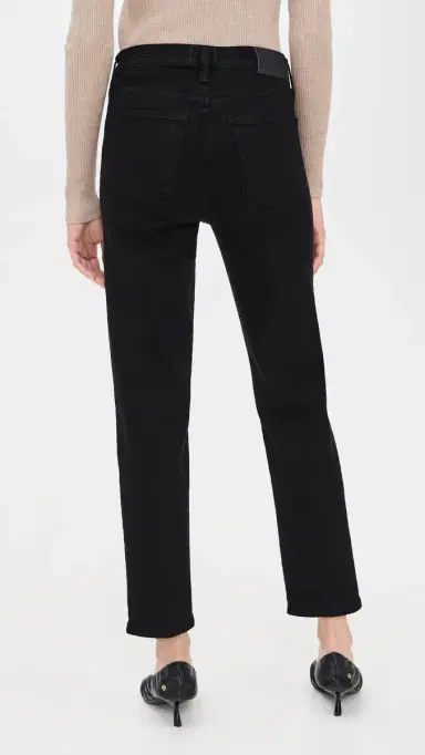 Citizens of Humanity Caia High Rise Straight Jeans Plush Black | Thumbnail 3 Citizens of Humanity Caia High Rise Straight Jeans Plush Black | Thumbnail 3
