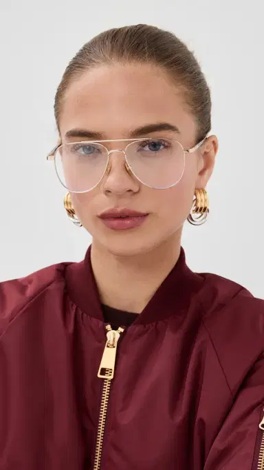 Gucci Aviator Frame Glasses | Thumbnail 2