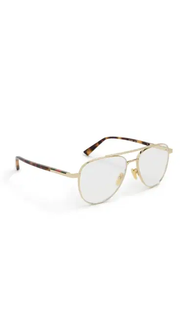 Gucci Aviator Frame Glasses | Thumbnail 6
