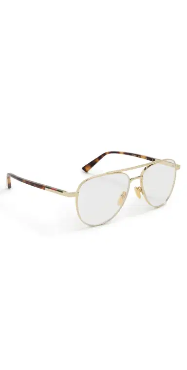 Gucci Aviator Frame Glasses | Thumbnail 1