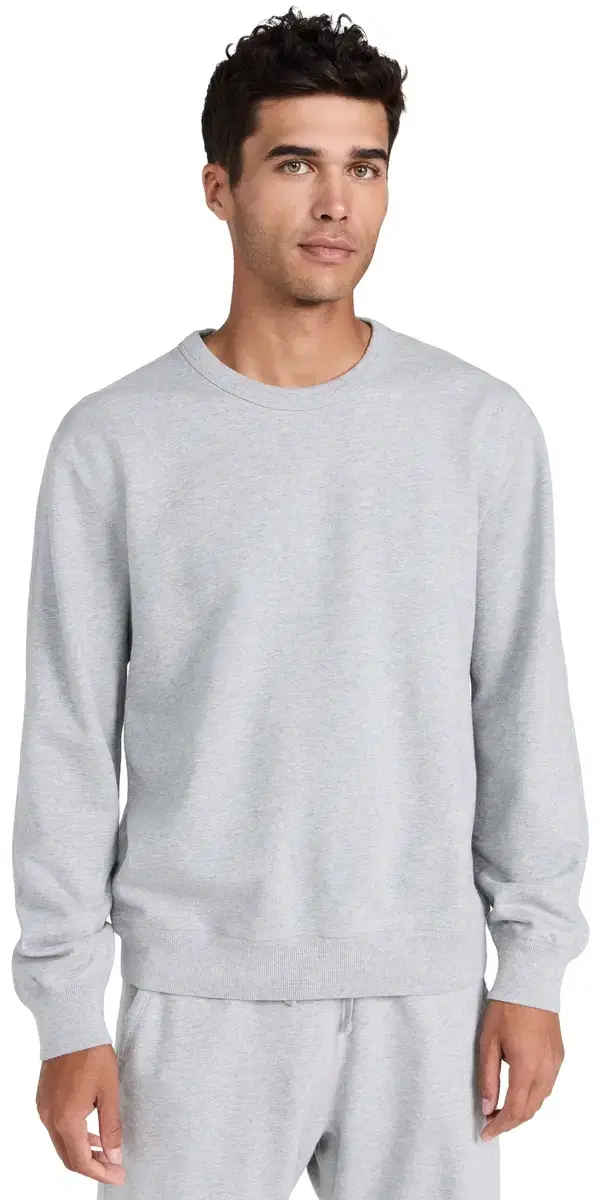 Reigning Champ idweight Terry Standard Crewneck Heather Grey