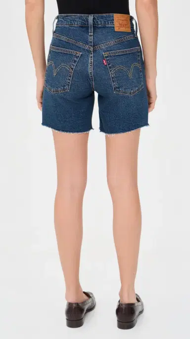 Levi's 501 Mid Thigh Shorts Revved Engine Short Ltw 24 | Thumbnail 3