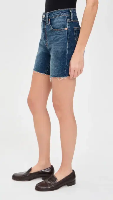 Levi's 501 Mid Thigh Shorts Revved Engine Short Ltw 24 | Thumbnail 4