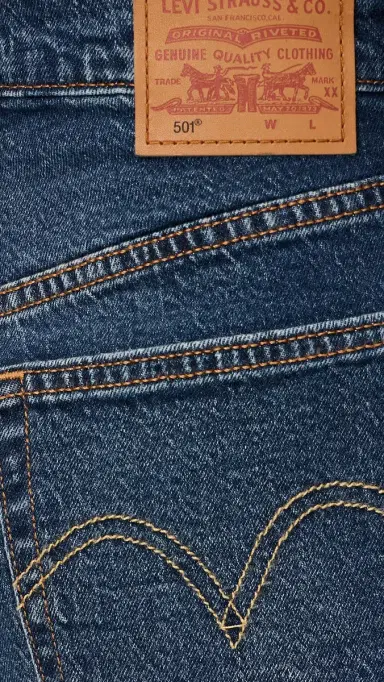 Levi's 501 Mid Thigh Shorts Revved Engine Short Ltw 24 | Thumbnail 6