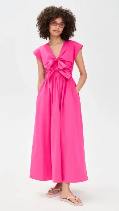 HUNTER BELL Calista Dress Fuchsia 2 | Thumbnail 5