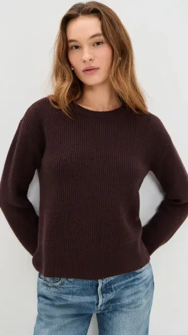 LE BOP Noelle Ribbed Sweater Latte | Thumbnail 2