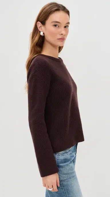 LE BOP Noelle Ribbed Sweater Latte | Thumbnail 4