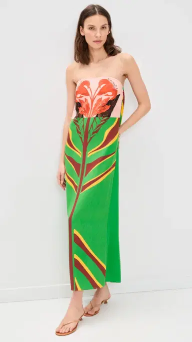 De Loreta Aloe Dress Amapola | Thumbnail 2 De Loreta Aloe Dress Amapola | Thumbnail 2