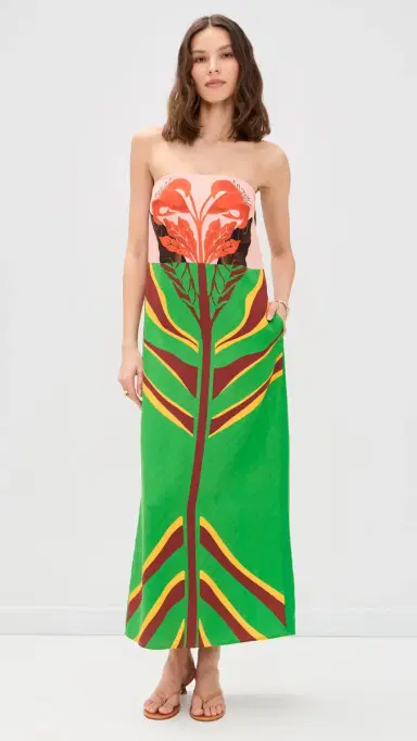 De Loreta Aloe Dress Amapola | Thumbnail 5 De Loreta Aloe Dress Amapola | Thumbnail 5