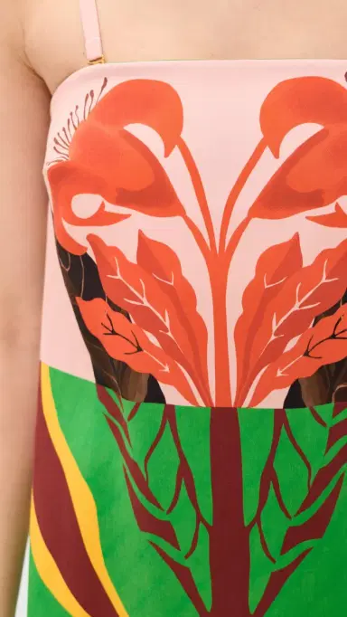 De Loreta Aloe Dress Amapola | Thumbnail 6 De Loreta Aloe Dress Amapola | Thumbnail 6