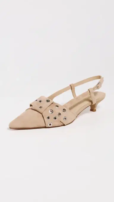 Intentionally Blank Maman Slingback Heels Oatmilk | Thumbnail 2 Intentionally Blank Maman Slingback Heels Oatmilk | Thumbnail 2