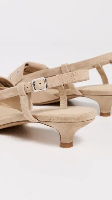 Intentionally Blank Maman Slingback Heels Oatmilk | Thumbnail 4 Intentionally Blank Maman Slingback Heels Oatmilk | Thumbnail 4