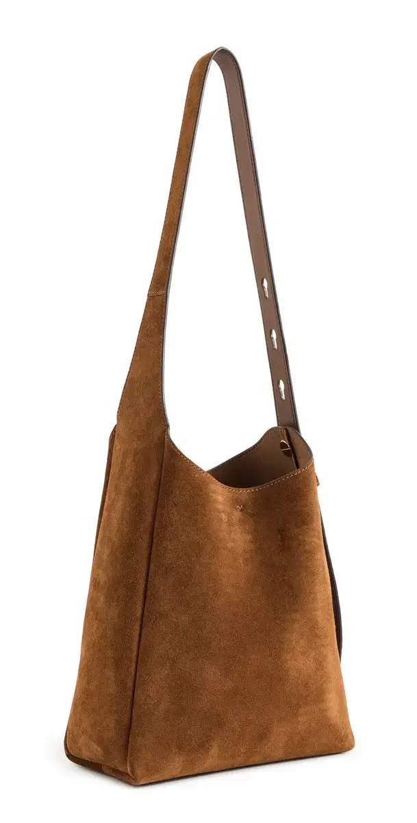 Suede Small Hobo Bag Park Bench One Size