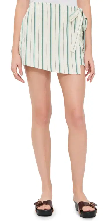 Birds of Paradis Gracia Skort Verde Stripes Verde Stripes | Thumbnail 1 Birds of Paradis Gracia Skort Verde Stripes Verde Stripes | Thumbnail 1