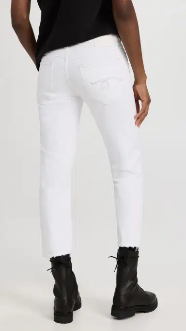 R13 Boy Straight Jeans Bale White 26 | Thumbnail 3 R13 Boy Straight Jeans Bale White 26 | Thumbnail 3