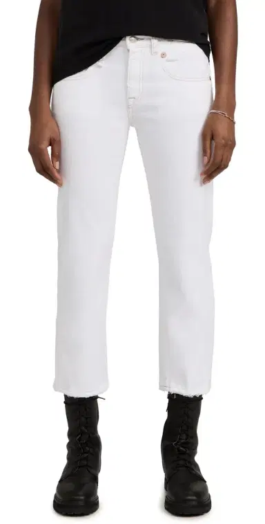 R13 Boy Straight Jeans Bale White 26 | Thumbnail 1 R13 Boy Straight Jeans Bale White 26 | Thumbnail 1