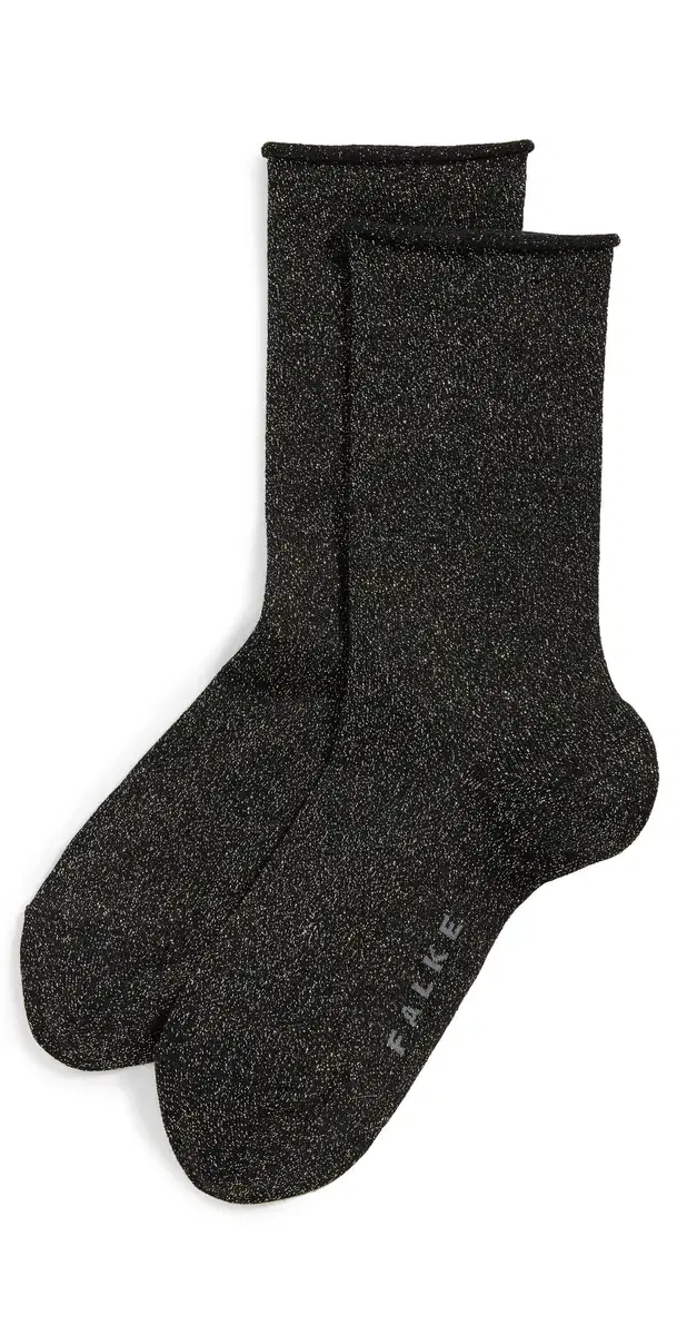 Falke Shiny Socks Black