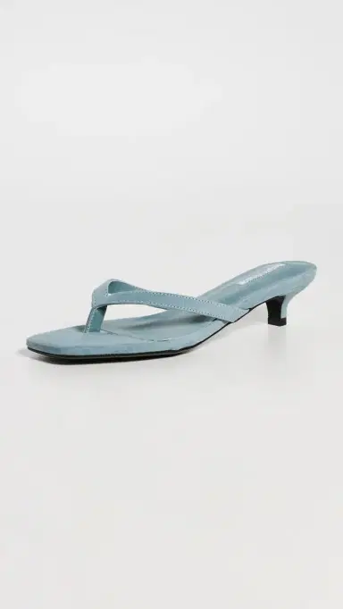Tony Bianco Annie Heeled Sandals Denim Suede 9 | Thumbnail 2