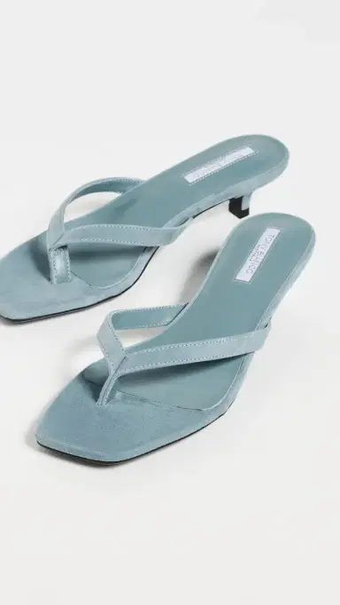 Tony Bianco Annie Heeled Sandals Denim Suede 9 | Thumbnail 5