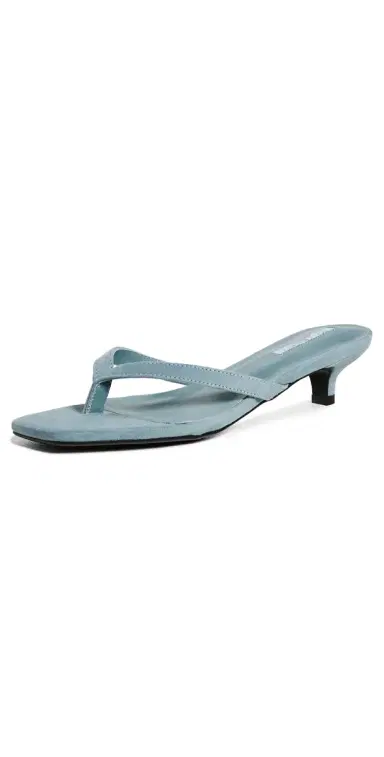Tony Bianco Annie Heeled Sandals Denim Suede 9 | Thumbnail 1