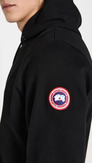 Canada Goose Huron Mens Hoodie Black | Thumbnail 6 Canada Goose Huron Mens Hoodie Black | Thumbnail 6