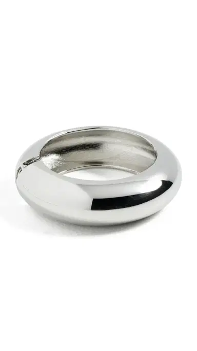 SHASHI Ross Cuff Bracelet Silver One Size | Thumbnail 5 SHASHI Ross Cuff Bracelet Silver One Size | Thumbnail 5