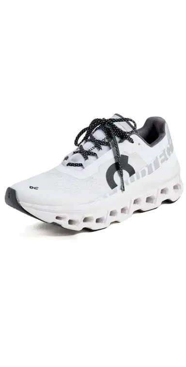 On Cloudmonster Sneakers All White | Thumbnail 1 On Cloudmonster Sneakers All White | Thumbnail 1
