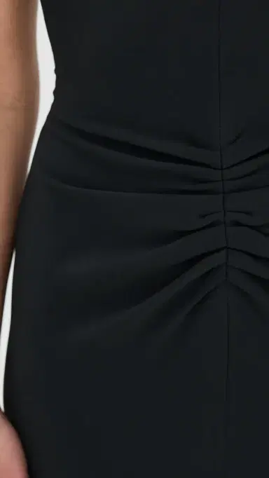 Victoria Beckham Gathered Waist Midi Dress | Thumbnail 6 Victoria Beckham Gathered Waist Midi Dress | Thumbnail 6