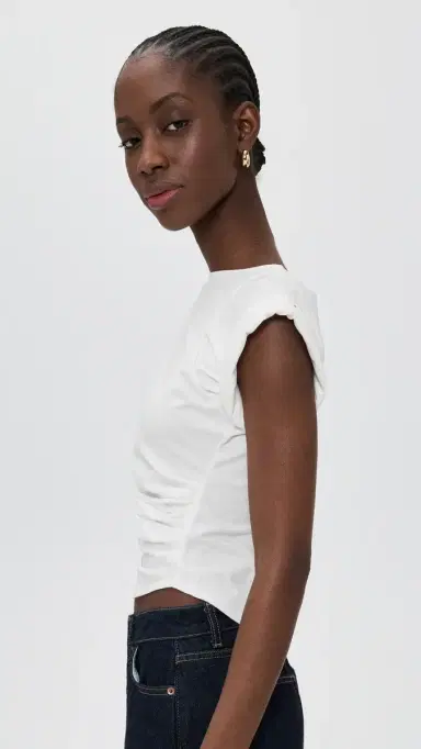 THE LINE BY K Francine T-Shirt White | Thumbnail 4 THE LINE BY K Francine T-Shirt White | Thumbnail 4