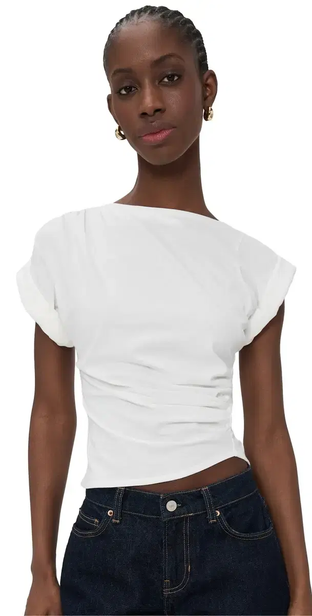 Francine T-hirt White