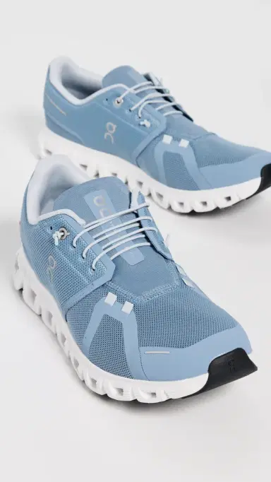 On Cloud 6 Sneakers Chambray/White | Thumbnail 4