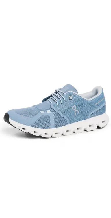 On Cloud 6 Sneakers Chambray/White | Thumbnail 1