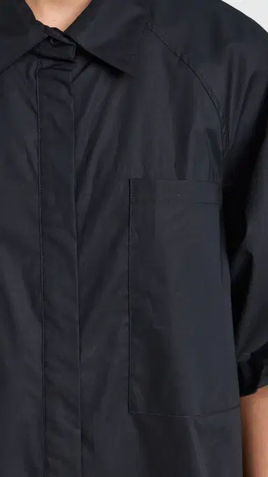 Simkhai Crissy Cotton Poplin Dress Black L | Thumbnail 6 Simkhai Crissy Cotton Poplin Dress Black L | Thumbnail 6