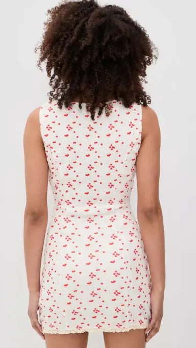 Bailey Rose Floral Mini Dress Cream | Thumbnail 3 Bailey Rose Floral Mini Dress Cream | Thumbnail 3