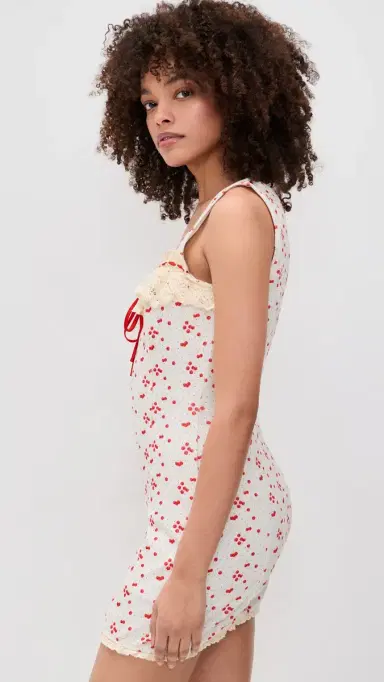 Bailey Rose Floral Mini Dress Cream | Thumbnail 4 Bailey Rose Floral Mini Dress Cream | Thumbnail 4