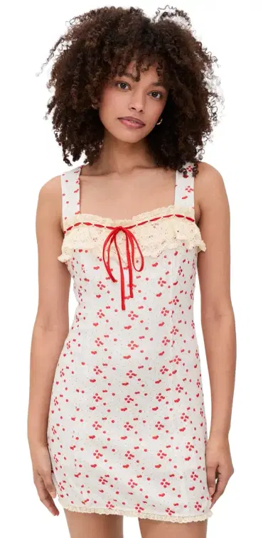 Bailey Rose Floral Mini Dress Cream | Thumbnail 1 Bailey Rose Floral Mini Dress Cream | Thumbnail 1