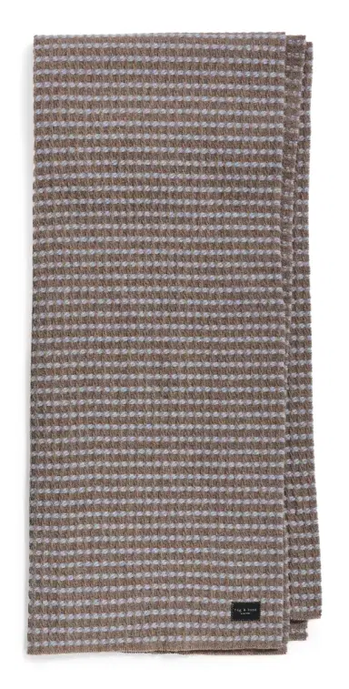 rag & bone Joni Waffle Scarf Blbrn One Size | Thumbnail 1