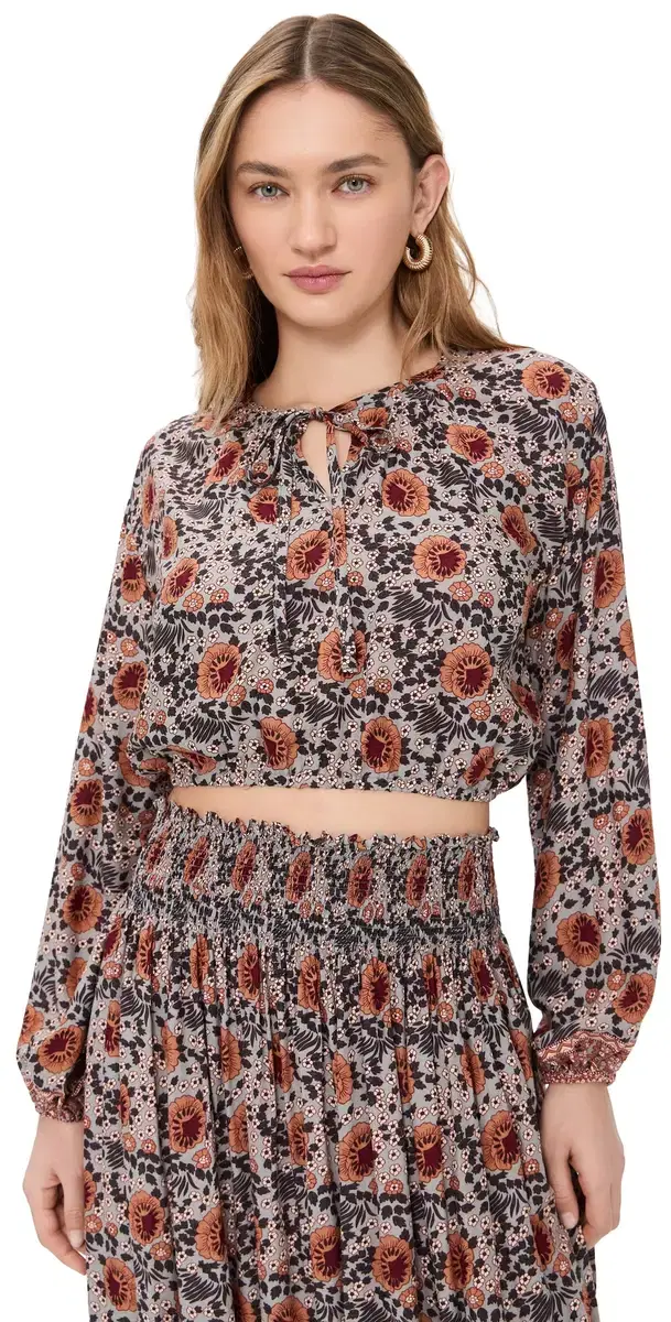 Natalie Martin Collection Amelia Top Vintage Flowers late