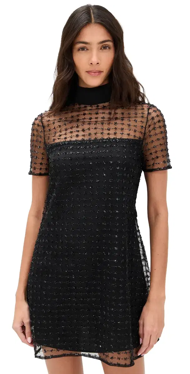Ilana Mini Dress Stardust Onyx